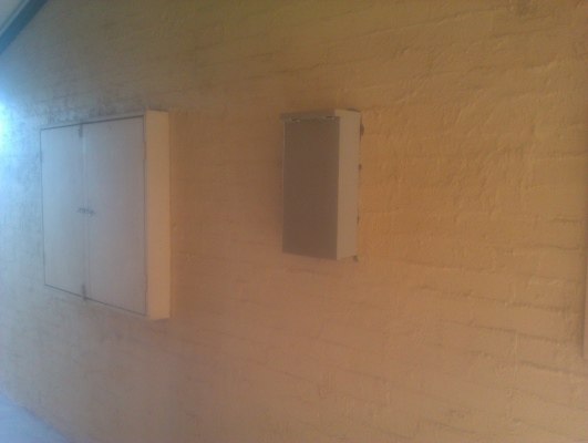 New enclosure for DTV distribution equipment adjacent to U50