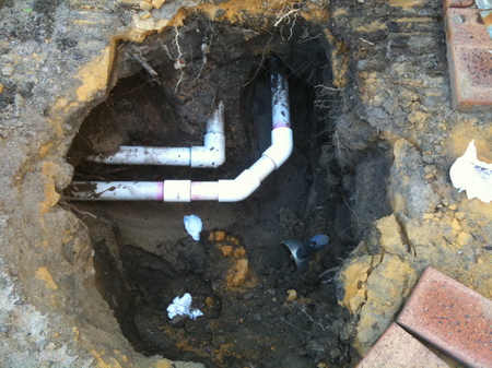 Pool Piping After
